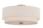Vaxcel C0112 Burnaby 4-LIGHT Semi Flush Mount Ceiling Light, Matte Brass. Fixed Price $321.11.