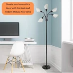 Lightaccents Modern Multi Head Floor Lamp - Medusa 5 Standing Tall. Fixed Price $50.00.