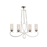 Kalco Lighting Grayson 4 Island, Pearl Silver 2669PS-1100. Fixed Price $612.00.