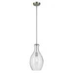 Kichler Everly Light Bell 17.75" Pendant, Nickel/clear Seeded - 42047NICS. Fixed Price $214.99.