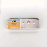 Hampton Bay Andenne 3-LIGHT Brushed Nickel Bathroom Vanity Fixture New Open Box. Fixed Price $30.00.