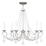 Livex Lighting Pennington Chandelier Brushed Nickel 6516-91. Fixed Price $499.96.