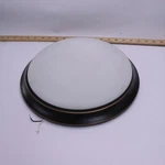 Hampton Bay Led Flush Mount With Glass Shade Oil-rubbed Bronze 13". Fixed Price $23.98.