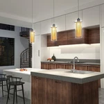 (set Of 3 )artika Oxion Light Black And Gold Modern Integrated Led Mini Pendant. Fixed Price $49.99.