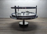 Z-lite 465SF14 Savannah 2 Light 14" Semi Flush Drum Ceiling Fixture Chrome. Fixed Price $79.95.
