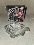 Mikasa Dimond Fire Crystal Leaf Candy Dish W/ Box Made In Japan. Fixed Price $12.79.