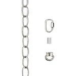 Aspen Creative 21109-31STEEL 6 Feet Heavy Duty Chain & Quick Link Connector F.... Fixed Price $31.62.