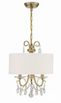 Crystorama Lighting Group 6623-CL-SAQ Othello 14"W Gold. Fixed Price $1090.62.