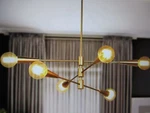 Uolfin Transitional Dining Room Chandelier 31 In. Sputnik 6-LIGHT. Fixed Price $101.96.