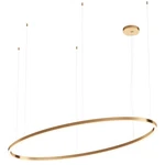 Studio SM254717 Unity Xl 85"W Led Linear Chandelier - Brushed Champagne. Fixed Price $6400.00.