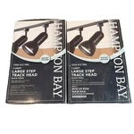 Hampton Bay Large Step Track Head 1004 612 984 - Black Finish Lot Of. Fixed Price $28.00.