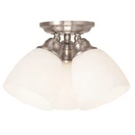 Livex Lighting Somerville Flush Mounts, Brushed Nickel 13664-91. Fixed Price $119.96.
