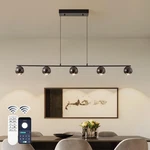 Oranoor Modern Led Pendant Lights, Dimmable 47IN Linear Globe Chandelier. Fixed Price $118.00.