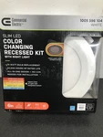 Commercial Electric 53828101 6" Adjustable Led Recessed Trim W/night Light 900LM. Fixed Price $17.77.
