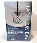 Hampton Bay Hastings 1-LIGHT Satin Bronze Ceiling Pendant. Fixed Price $15.17.