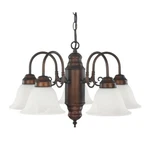 Capital Lighting Chandelier, Burnished Bronze 3255BB-118. Fixed Price $224.00.