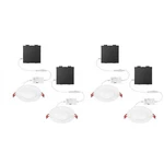 Commercial Electric 4-PACK Elite In. Led Duobright, 3-LUMEN 5-CCT Recess Light. Fixed Price $62.99.