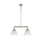 Innovations 2-L Lg Cone 22" Chandelier, Series, 209-PN-G42. Fixed Price $547.80.