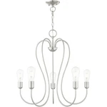 Livex Lighting 41365-91 Lucerne Chandelier Brushed Nickel. Fixed Price $239.97.