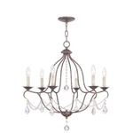 Livex Lighting Chesterfield Chandelier Venetian Golden Bronze 6426-71. Fixed Price $399.96.