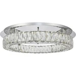 Elegant Lighting Monroe 25.6" Round Royal Cut Crystal Led Flush Mount Chrome. Fixed Price $944.00.