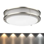 Dymond Led Ceiling Light Flush Mount Dimmable 10 Inch, Brushed Nickel. Fixed Price $25.99.