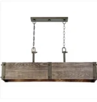 Nuvo 60/6424 Winchester 4-LIGHT Trestle Pendant Bronze & Aged-wood Finish. Fixed Price $295.00.