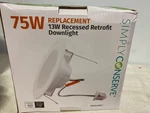 Simply Conserve L13DL5/6AP-40K-1 6" Led Baffle Trim 4000K White. Fixed Price $11.22.