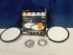 2 Pack Feit Electric IN.13.5W 1100 Lumen Dimmable Selectable Round Flush New. Fixed Price $22.39.