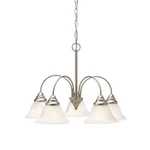 Kichler Telford 5 Light Chandelier Brushed Nickle Housing (2076NI). Fixed Price $102.00.