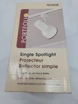 Portfolio "spotlight" White Track Lighting Head Single #0233038 New Box. Fixed Price $17.77.