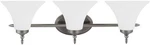 Sea Gull Lighting Montreal 3-LIGHT Antique Brushed Nickel Vanity 41182-965. Fixed Price $39.99.