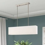 Livex Lighting Summit Linear Chandelier Brushed Nickel 41155-91. Fixed Price $399.00.