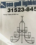 Sea Gull 31523-845 Roslyn 12 Light 45IN Flemish Bronze Chandelier Ceiling. Fixed Price $629.99.