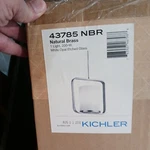 Nib Kichler Lighting Natural Brass Pendant 43785 Nbr. Fixed Price $27.99.