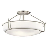 Alkire 4 Light Semi-flush Mount With Transitional Inspirations 11 Inches. Fixed Price $364.99.