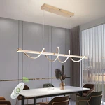 Led Pendant For Kitchen Island Lighting Dimmable 39.73" Twist Design Moder. Fixed Price $287.99.