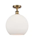 Innovations Lighting 516-1C-16-12 Athens Semi-flush 12"W White. Fixed Price $190.08.