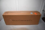 Visual Comfort Maverick Max 70" Black W/ Walnut Blades Ceiling Fan 3MAVR70BK. Fixed Price $250.00.
