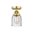 Innovations Lighting 288-1C-10-5 Bell Semi-flush 5"W Satin Gold / Seedy. Fixed Price $180.40.