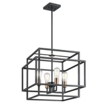 Kichler Taubert Pendant 4LT, Black - 43984BK. Fixed Price $584.99.