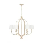 Capital Lighting Ophelia 6-LIGHT Chandelier, Winter Gold 438761WG-698. Fixed Price $638.00.