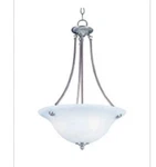 Maxim 2682MRSN Malaga 3-LIGHT Invert Bowl Pendant Satin Nickel **new**. Fixed Price $99.96.