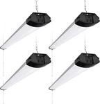 BS84 4FT Led Shop Lights, 10000LM, 6500K, Linkable, Pack For Garage/basement. Fixed Price $199.99.