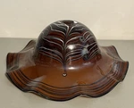 Quoizel Todd Phillips Signed 19" Pendant Ceiling Art Glass Studio Lamp Shade. Fixed Price $199.99.