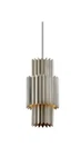 Corbett Lighting Moxy 9.5" 19.75" Silver Leaf Pendant Ceiling. Fixed Price $350.00.