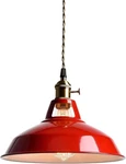 Industrial Modern Pendant Light Kitchen Island Red Metal Barn Hanging. Fixed Price $46.99.