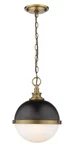 Z-lite 619MP-MB-FB Peyton Light PENDANT-15.25 Inches Tall And 11.25. Fixed Price $249.95.