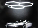 Feit Electric Flexagon 8 Ft Integrated Led 3-GRID Hexagon White Strip Shop Light. Fixed Price $46.95.