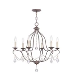 Livex Lighting Chesterfield Chandelier Applied Venetian Golden Bronze. Fixed Price $366.99.